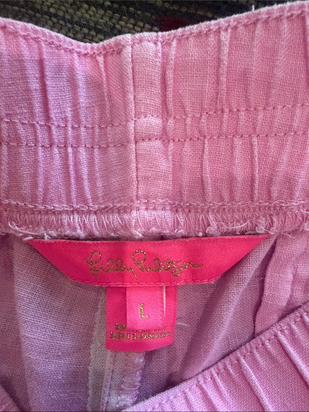 Lilly Pulitzer Light Pink Scallop-Hem High Waist Shorts